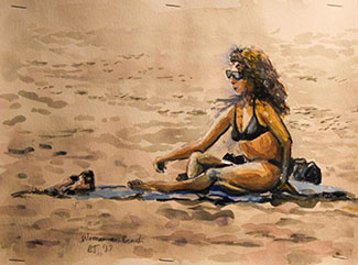 Woman on Beach